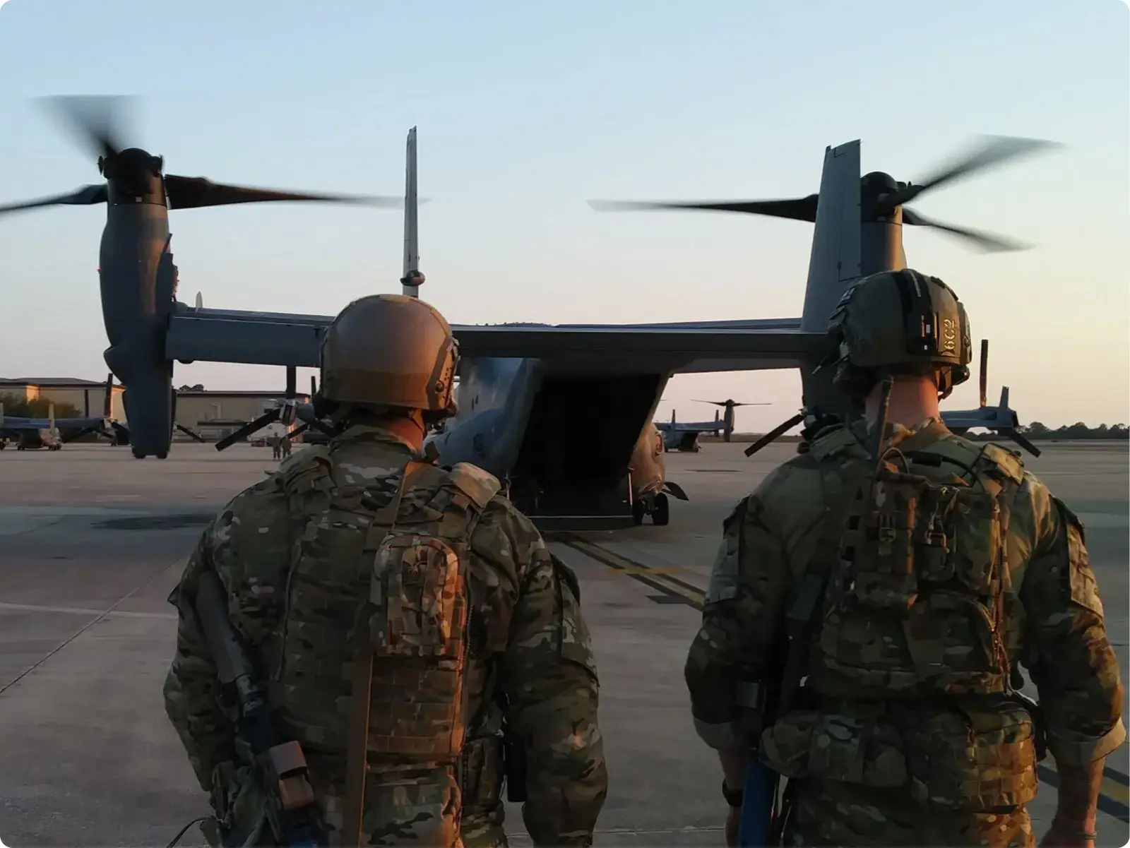 Military training demonstration