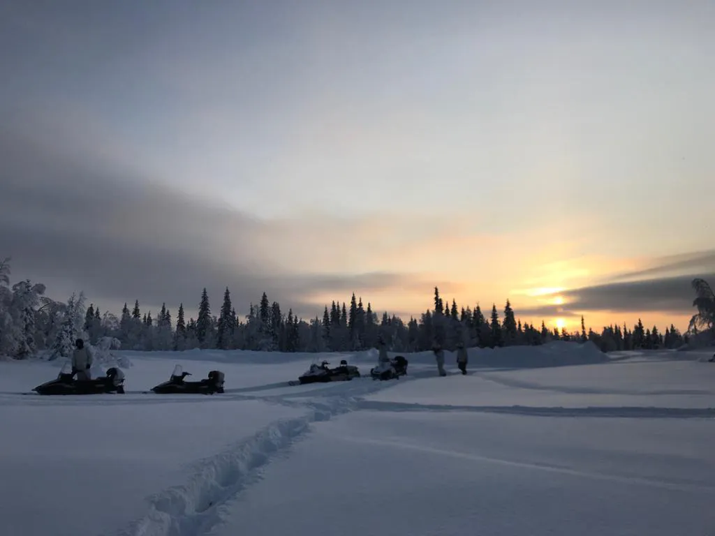 G2 Strategic Partnership tactical operators conducting winter training operations